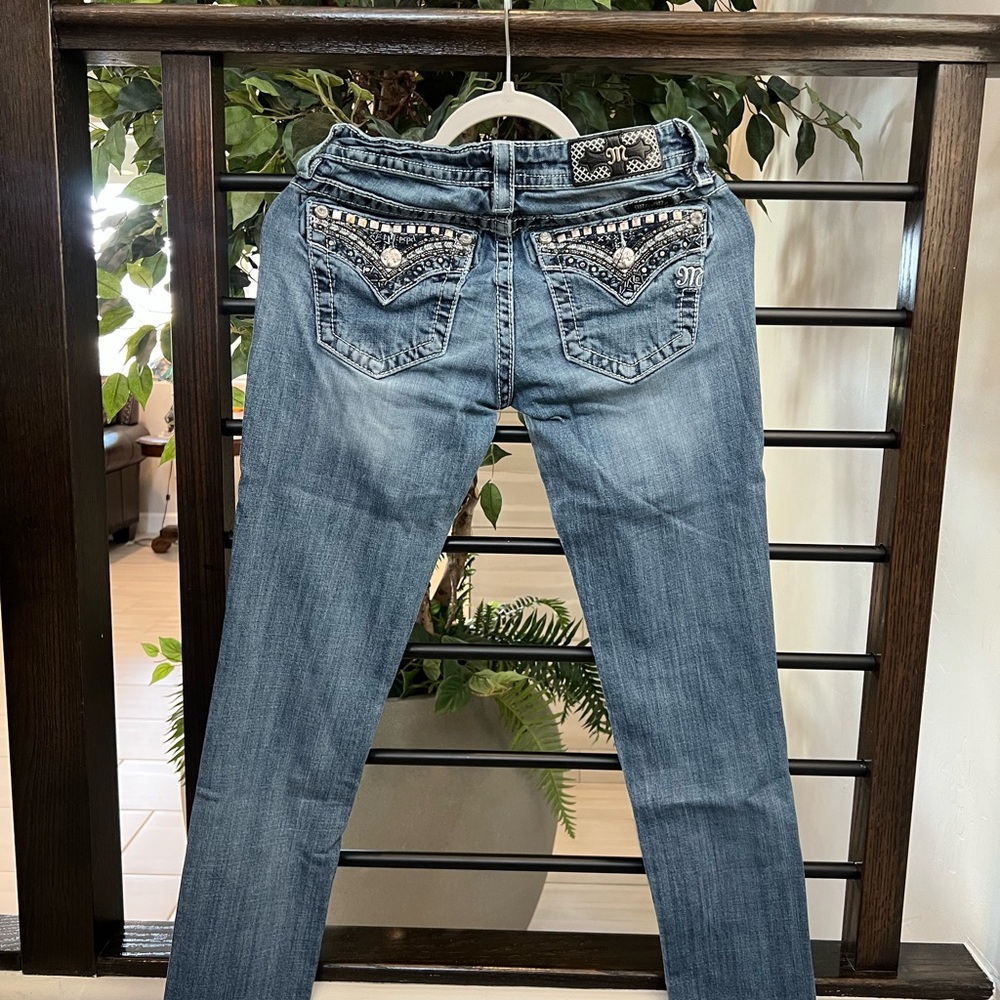 Embellished Blue Jeans